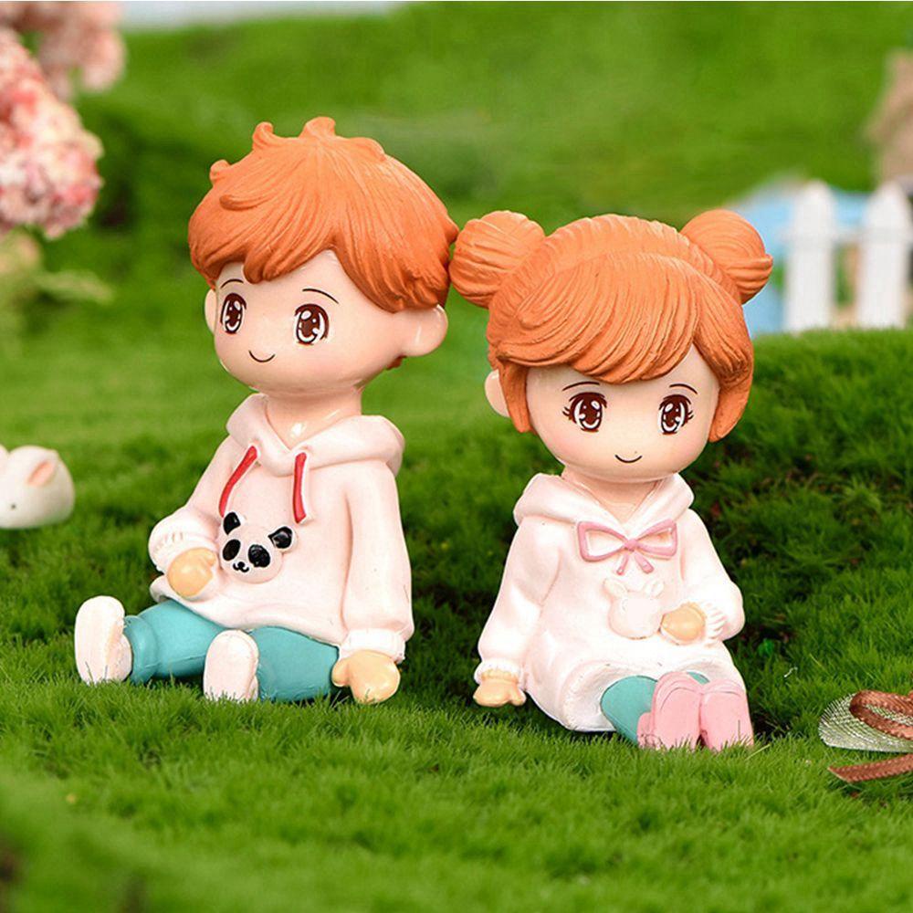 Nickolas Mô Hình Cặp Đôi Tình Nhân Mini DIY Dùng Trang Trí Tiểu Cảnh Để Bàn