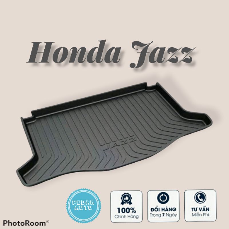 Lót cốp nhựa dẻo xe Honda Jazz 2018-2019 2020 2021