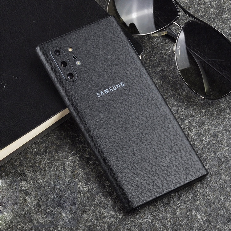 Dán mặt lưng skin vân giả da Samsung NOTE 10 PLUS NOTE 10 S20 ultra Note 20 S10 PLUS S10 5G NOTE 8 NOTE 9 S8 S9 S10