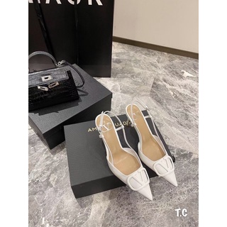 Sandal cao gót V quai mảnh fullbox