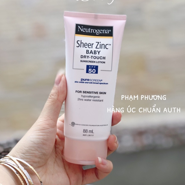 neutrogena sheer zinc baby