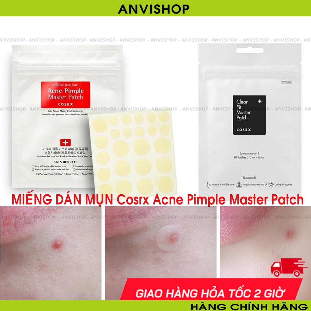 Miếng dán mụn Cosrx Acne Pimper Master Patch 24 miếng anvishop