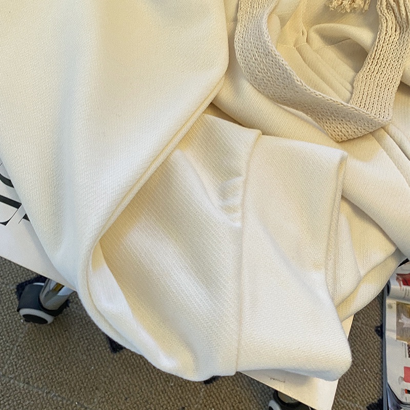 Áo khoác cardigan ZHELIHANGFEI tay dài dáng rộng có mũ trùm đầu thêu họa tiết thời trang