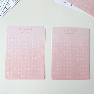 Hình Dán Alphabet / Letter Sticker Sheet
