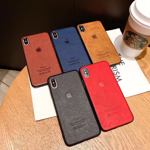 Ốp da in logo Apple
