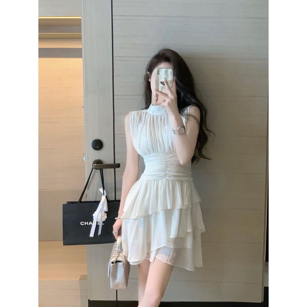 Đầm Ngắn Không Tay Thời Trang Mùa Hè Quyến Rũ Cho Nữ