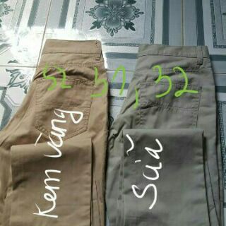 Quần kaki giả jean