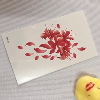Hình xăm dán hoa bỉ ngạn BM-10 10x6cm_ mua 5 tặng 1 tattoo xinh