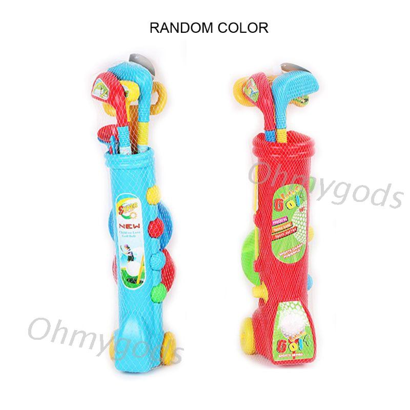 OMG* Kids Golf Set Plastic Mini Putter Golf Club Toy Child Outdoors Funny Sports Game