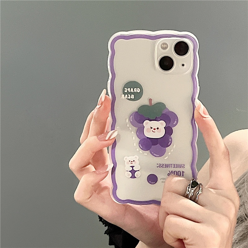 Ốp lưng iphone Ốp Điện Thoại Họa Tiết Gấu Hoạt Hình Cho iphone 11 / 14proPro 14proPro / xsmax / 7 / 8 / 7PLUS11 / 14pro / PLUS / PRO / MAX / MINI / 14-14 - 13 13 Dinuo case