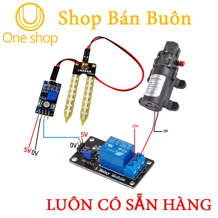 Module Cảm Biến Đo Độ Ẩm Trong Đất