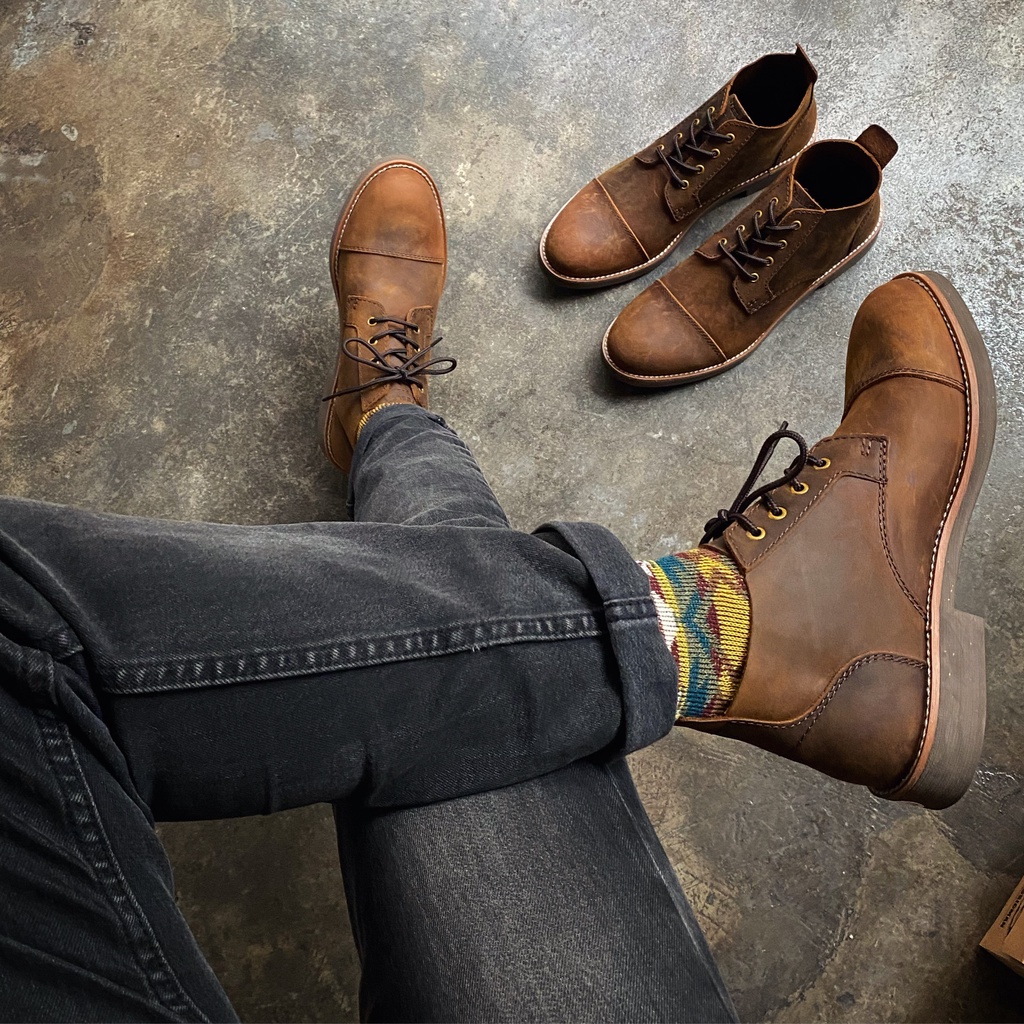 Steed Logan MidBoot da bò sáp ngựa điên 🦬