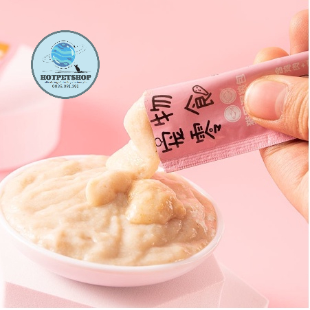 Súp thưởng cho mèo Shizuka, súp thưởng Shizuka, súp thưởng Catfood Leibao