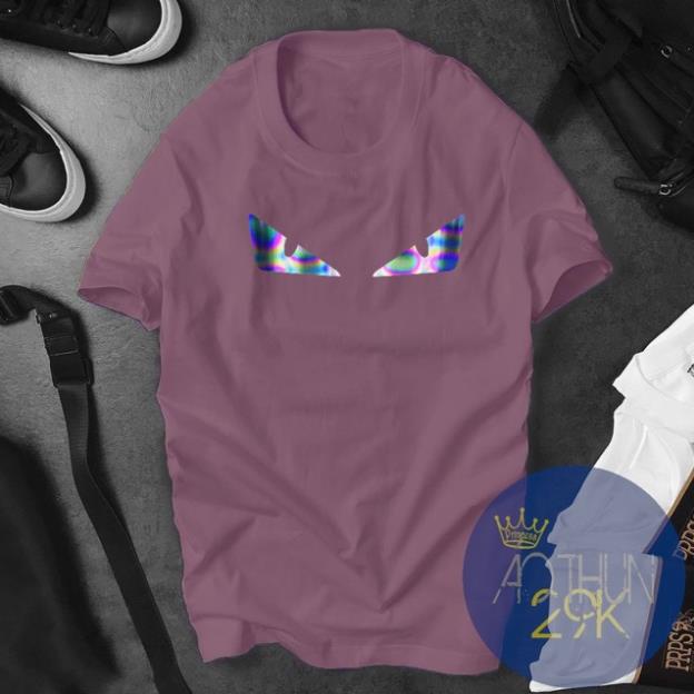 ALBUM 585 - ÁO THUN UNISEX PHẢN QUANG 7 MÀU FANDI CON MẮT