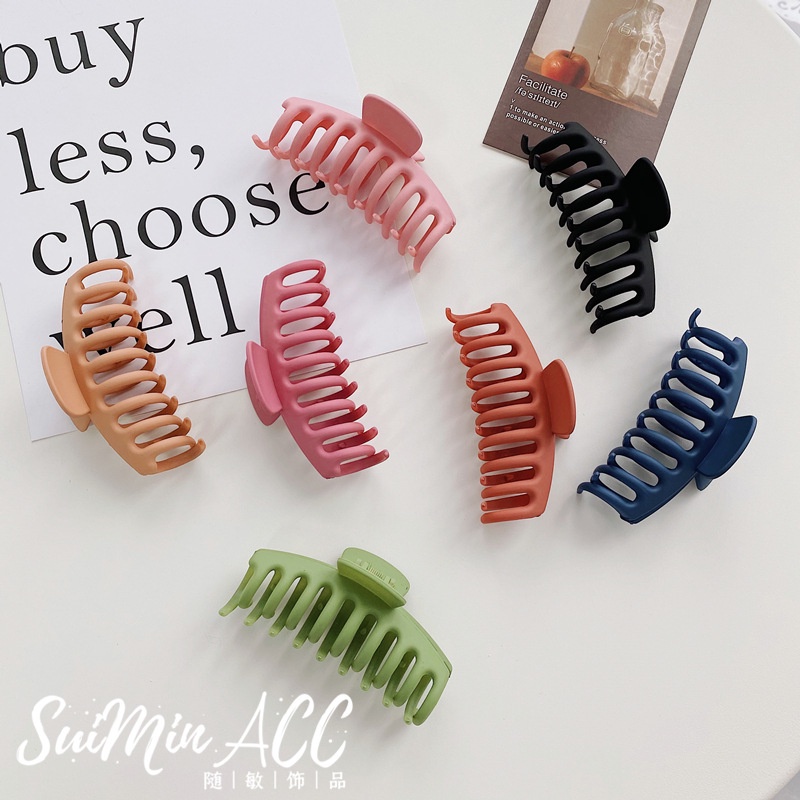 Kẹp Tóc Hàn Quốc Kẹp Tóc Con Cua Lớn Kẹp Tắm Kẹp Tóc đuôi Ngựa Kẹp Cho Phụ Nữ Cô Gái Mũ Nón Phụ Kiện Tóc