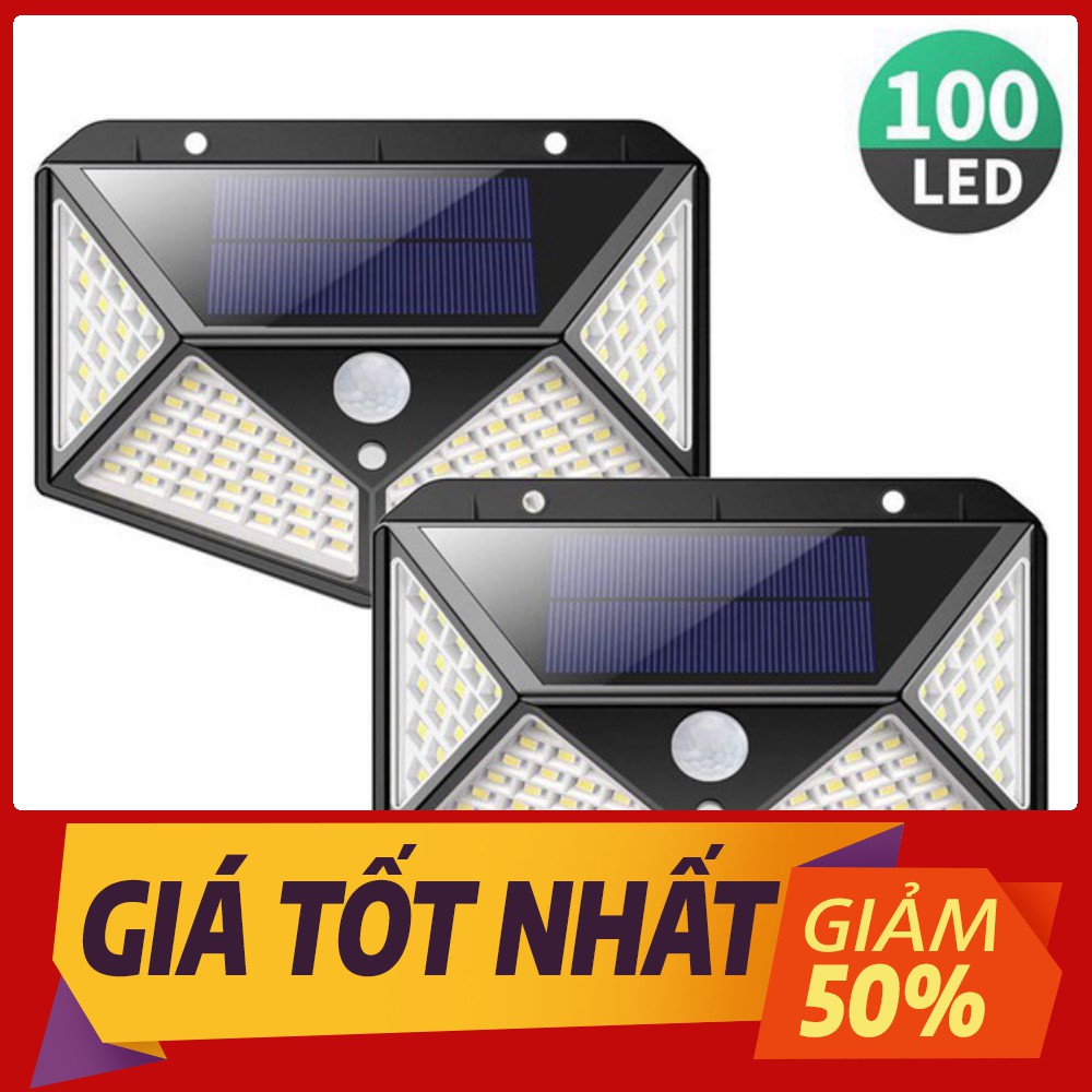 [Sale toàn shop] Đèn năng lượng mặt trời Solar 100LED 20 LED siêu sáng