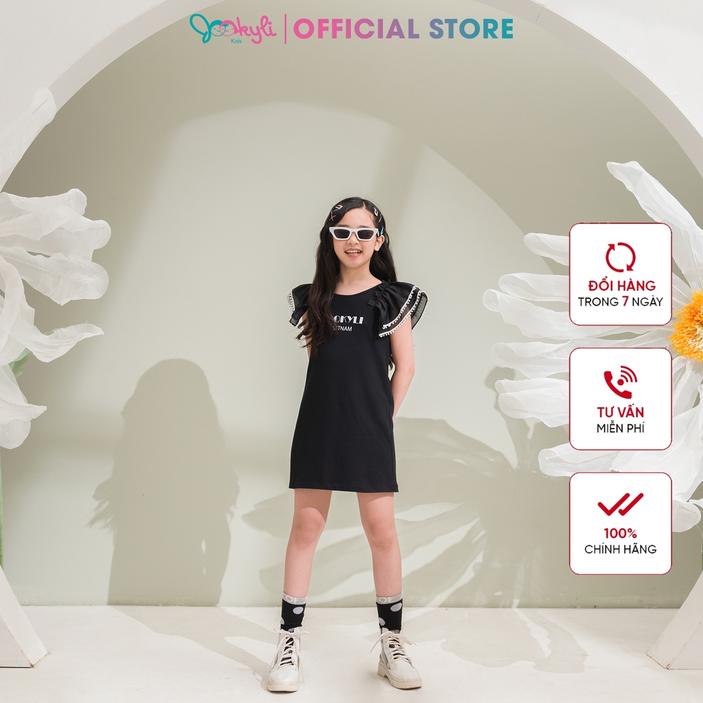 Đầm JOOKYLI bé gái màu đen 47G0943
