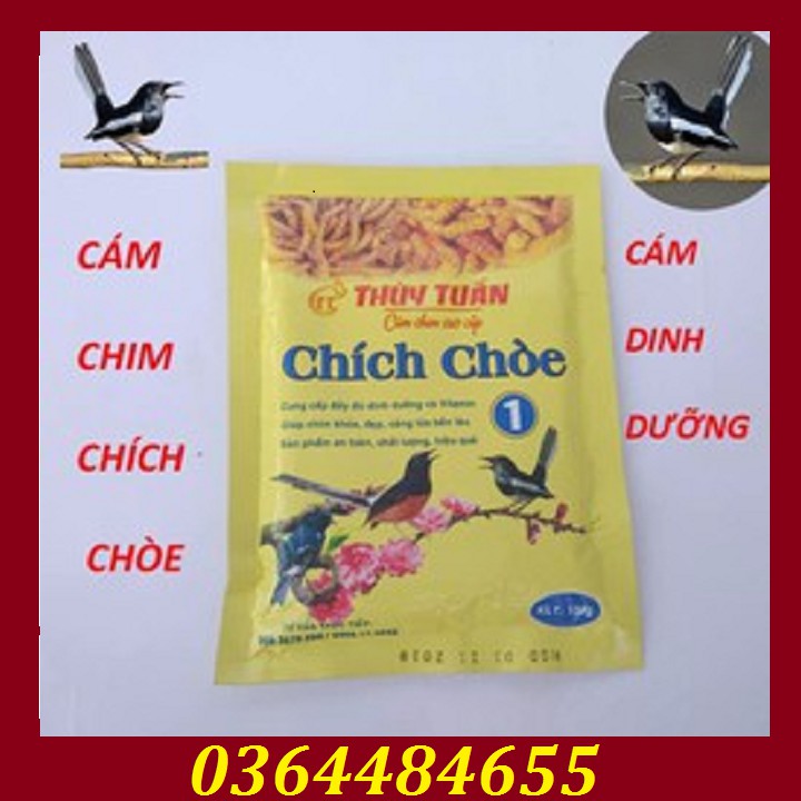 CÁM CHO CHIM CHÍCH CHÒE [COMBO 2 GÓI x 200gr]- CÁM DINH DƯỠNG SỐ 1 CHO CHÍCH CHÒE