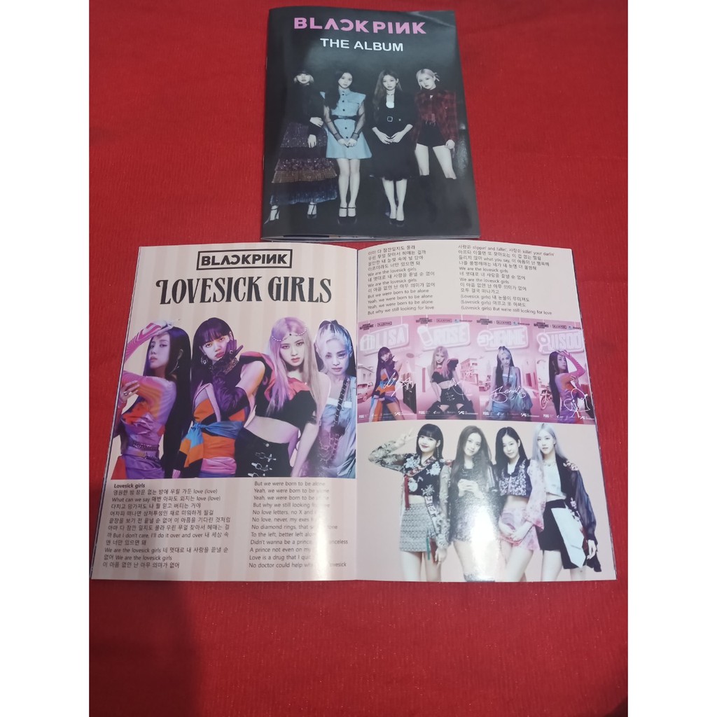 photobook BLACKPINK kèm lời bài hát