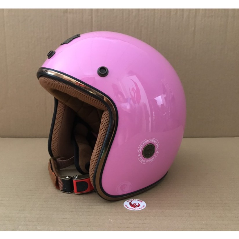 {Sale Royal}Mũ bảo hiểm 3/4 Royal-Mũ 3/4 cao cấp Royal dễ dàng vệ sinh đệm lót nón