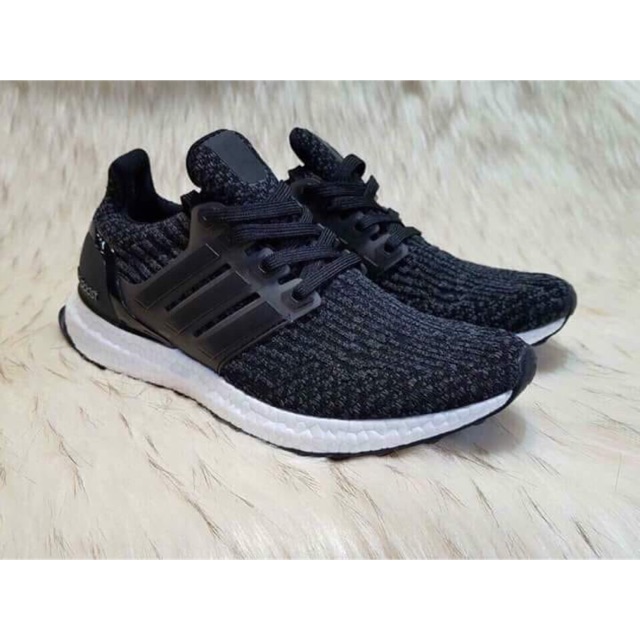 [ Full box + tặng móc khoá ] Giày ultra boost 3.0 đen trắng
