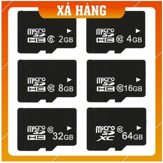 Thẻ nhớ MicroSD Tốc độ cao (Đen) 2GB/4GB/8GB/16GB/32GB/64GB | WebRaoVat - webraovat.net.vn