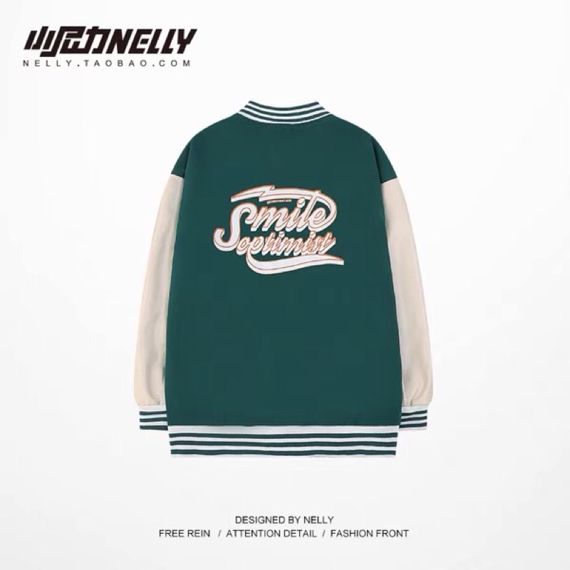 Áo khoác nelly sale chất dày dặn tay da (có sẵn) smile | BigBuy360 - bigbuy360.vn