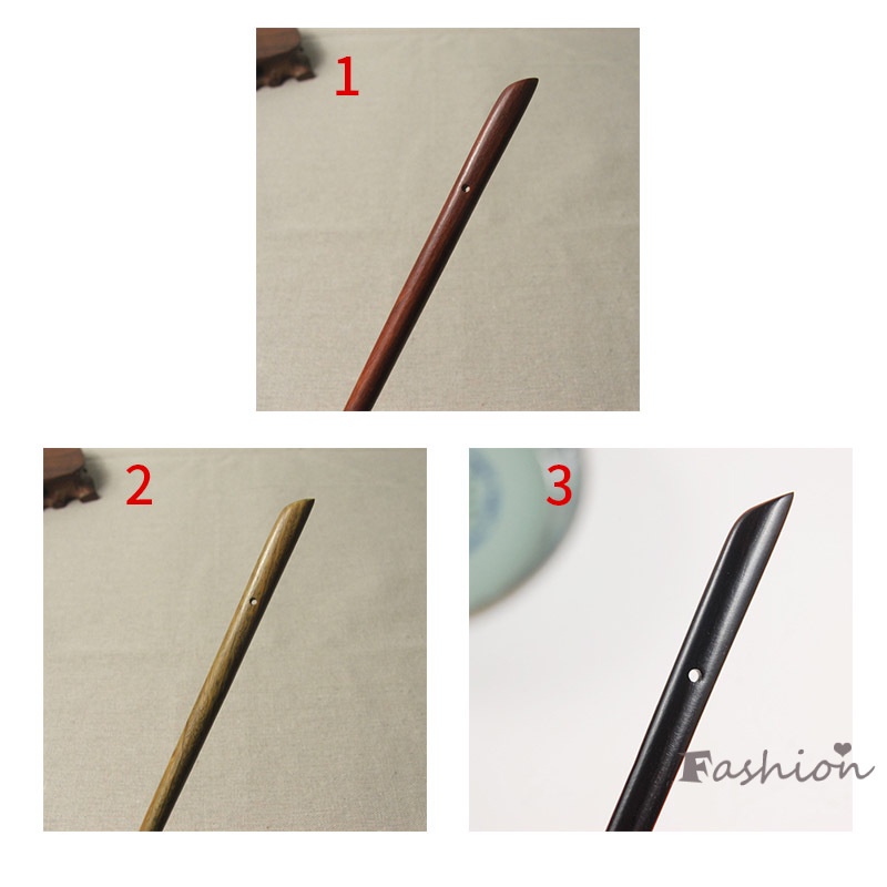 Trâm Cài Tóc Bằng Gỗ Mun Đen Tự Nhiên Phong Cách Trung Hoa Cổ Điển Thời Trang Chất Lượng Cao