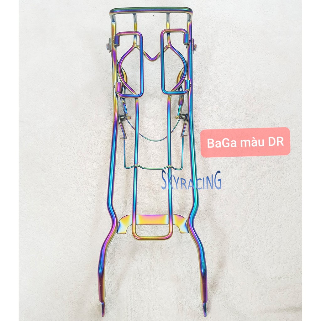 Baga giữa inox 10li xi titan gắn cho các dòng xe Dream, Fu18, RS17