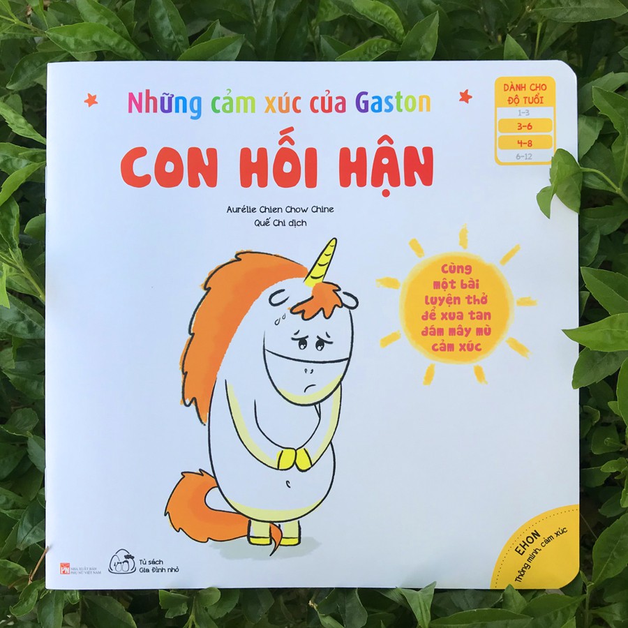 Sách - Ehon Thông Minh, Cảm Xúc - Những Cảm Xúc Của Gaston - Con Hối Hận (3-8 tuổi)