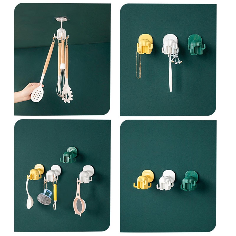 Móc Treo Đồ Hình Cây Xương Rồng Đa Năng Tiện Dụng Cho Nhà Bếp