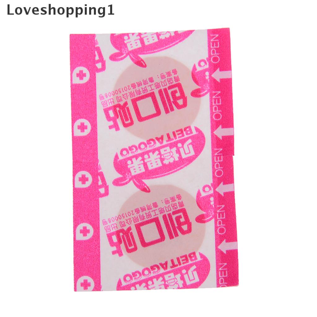 Hộp 100 miếng băng keo y tế dán vết thương hình tròn mini dùng một lần