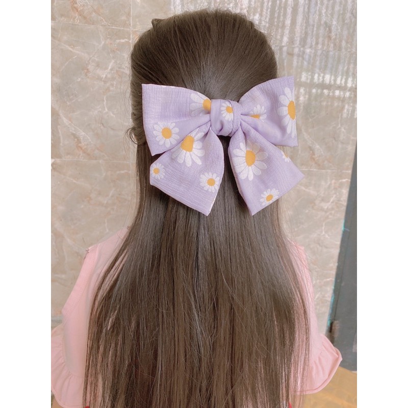 KẸP tóc nơ to phong cách Hàn quốc