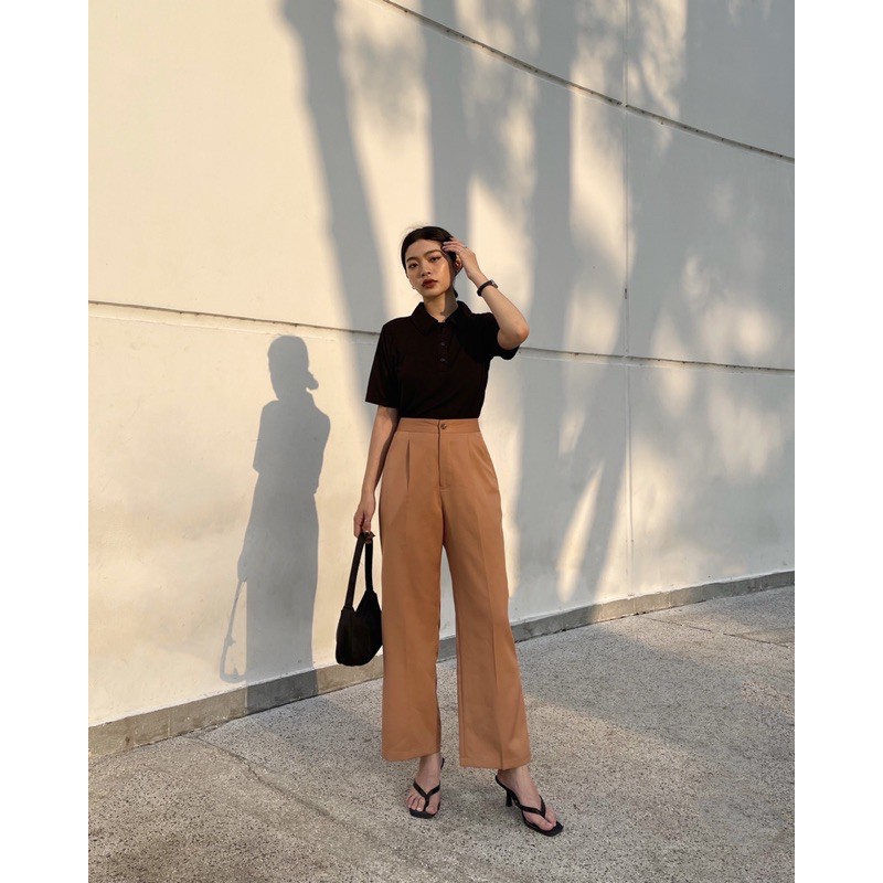 Quần Tây Ống Suông (3 Màu Kem/ Nâu/ Khaki) | BigBuy360 - bigbuy360.vn