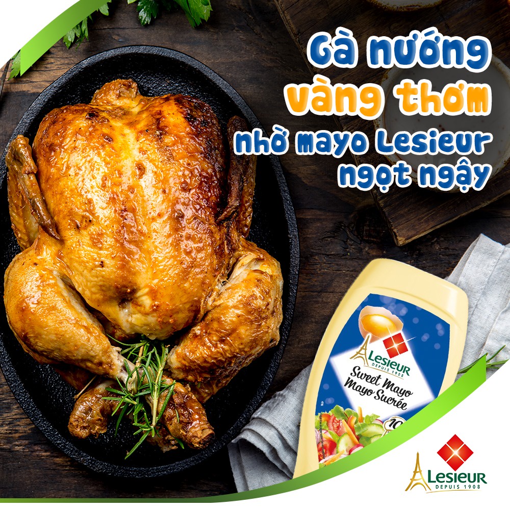 [BÁN GIÁ SỈ] Xốt Mayonnaise Lesieur Pháp Vị Ngọt dịu - 425 Gram (Date T10/2021) | BigBuy360 - bigbuy360.vn