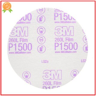 Giấy Nhám Tròn Đánh Bóng 3M- P1500 260l 6 In (10 Tờ)