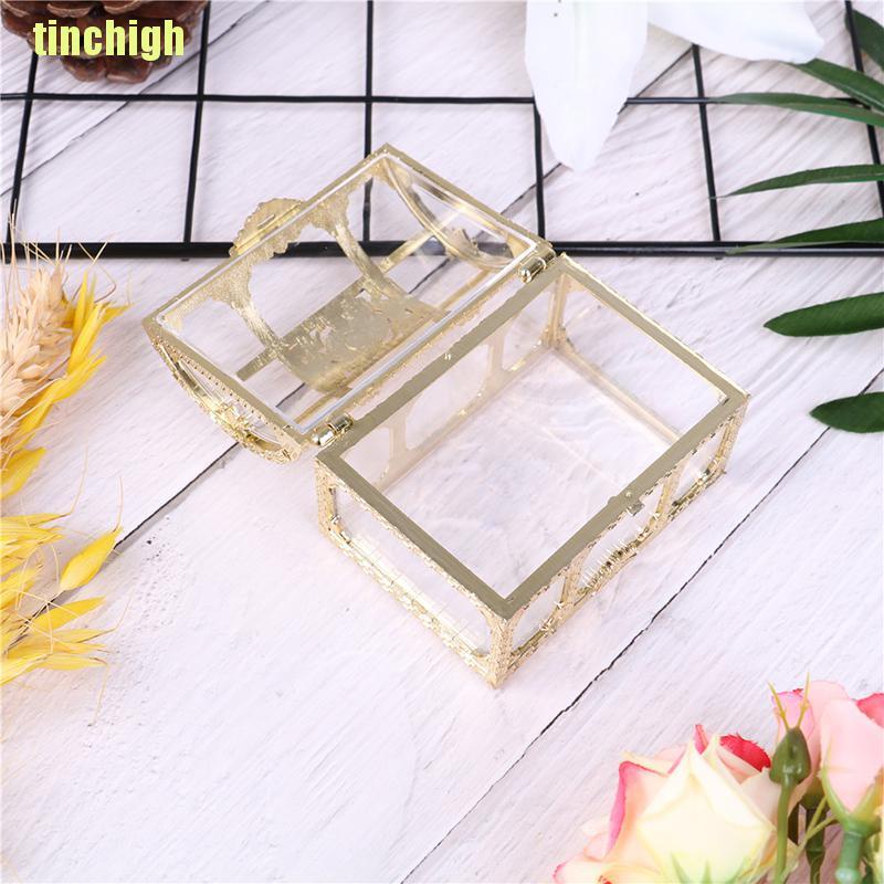 Hộp kẹo màu vàng bạc đựng socola cho tiệc cưới / sinh nhật