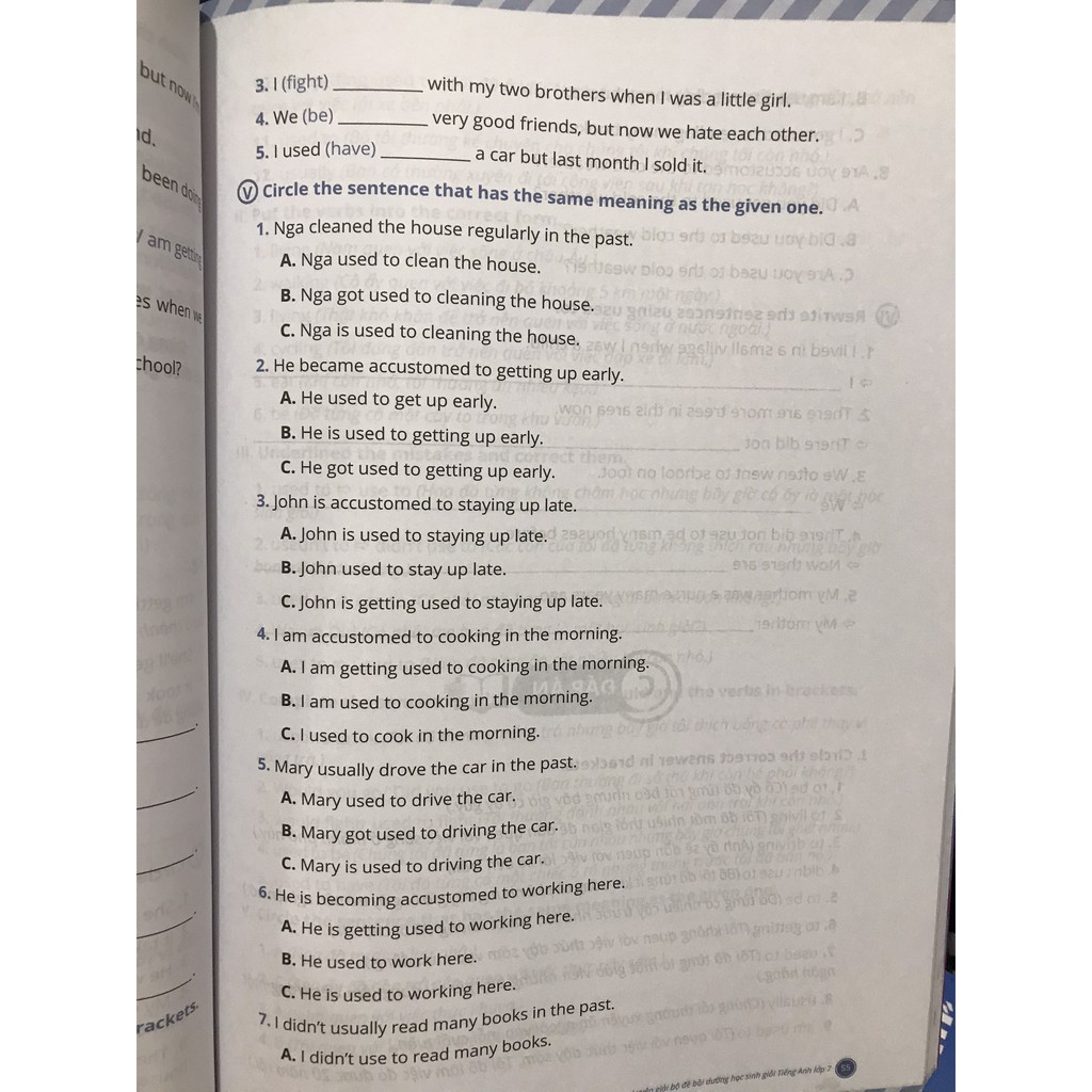 Sách - Luyện giải bộ đề bồi dưỡng học sinh giỏi tiếng anh lớp 7 ( Theo chương trình mới)