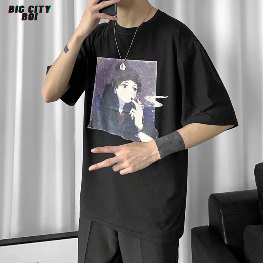 [Hot] Áo thun unisex họa tiết trẻ trung, năng động Form rộng thể thao cộc tay đẹp hè thu -mới nhất 2021- Big City Boi | BigBuy360 - bigbuy360.vn