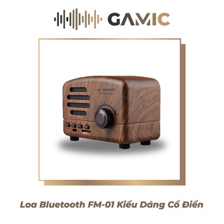 Loa bluetooth gamic fm-01 kiểu dáng đài fm cổ điển