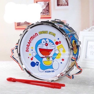 Đồ chơi trống lớn nhựa 21cm siêu dễ thương cho bé yêu âm nhạc thích làm nghệ sĩ