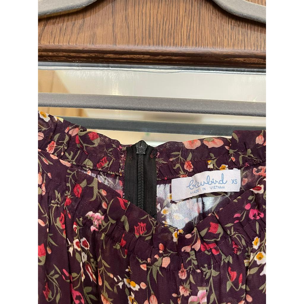 Pass Đầm Voan Hoa Tím của Bleubird