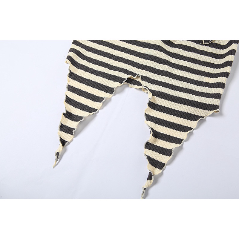 Áo Tank Top Sát Nách Hoạ Tiết Kẻ Sọc Thiết Kế Hợp Thời Trang Cho Nữ