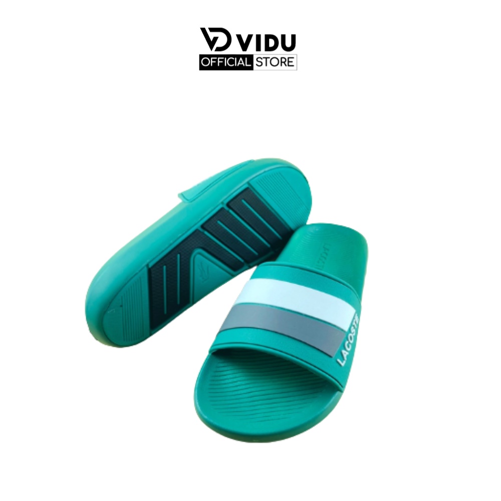 Dép nam thời trang LACOSTE ViDu 21120 hai màu  logo in viền cách điệu chống thấm nước, siêu nhẹ