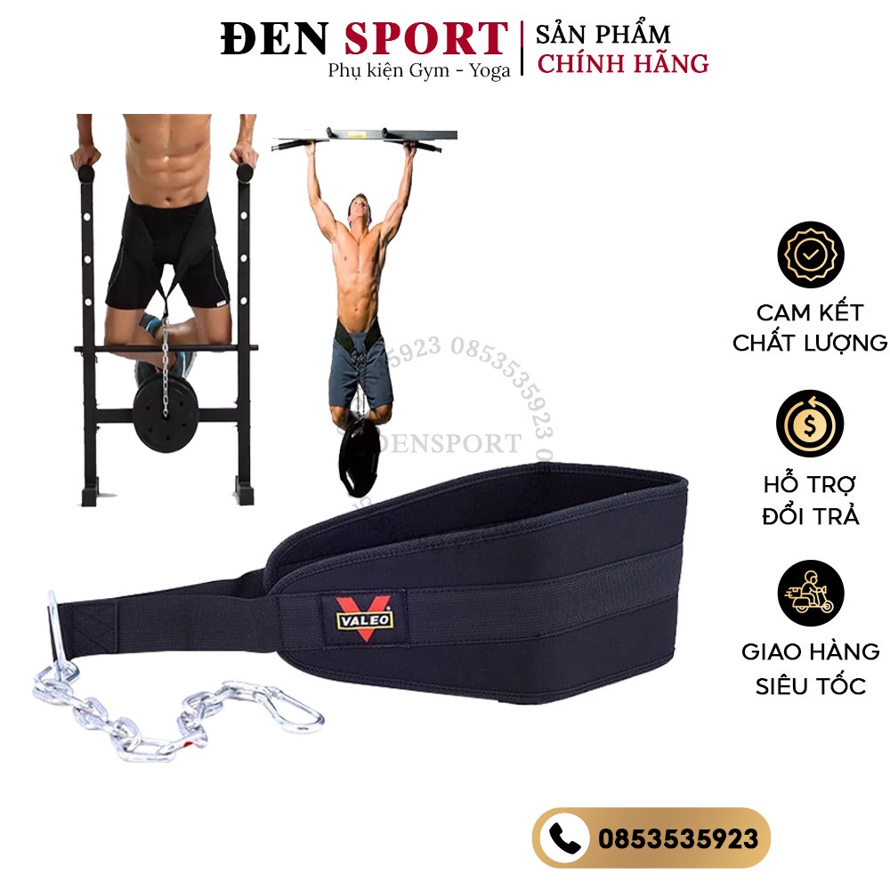 móc xích tạ valeo, Đai treo tạ ĐenSport