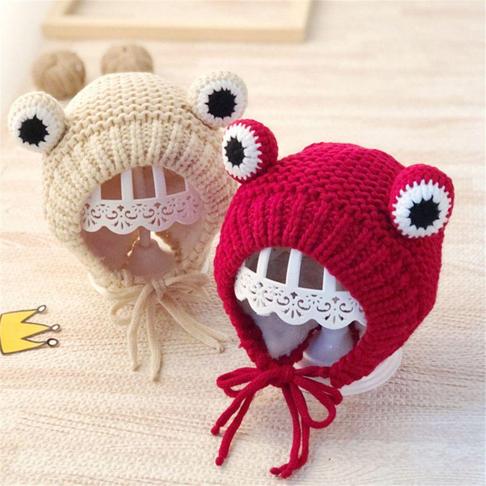 Mũ Len Hình Ếch Con Dễ Thương Cho Bé MIHAN1