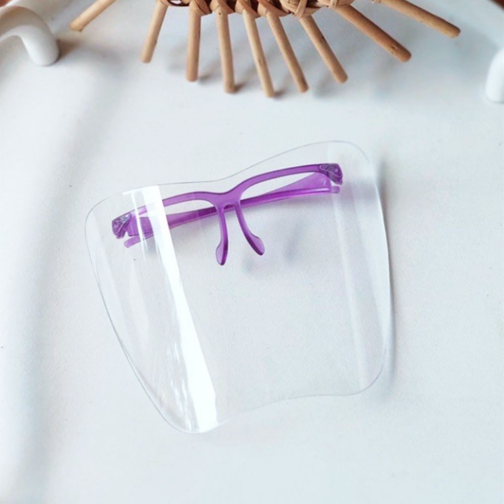 Face shield Mặt Nạ Bảo Hộ Y Tế Chống Dịch, Chống Giọt Bắn, Bụi Gọng Kính Trong Suốt Nhựa protective mask face shield joyfeel | BigBuy360 - bigbuy360.vn