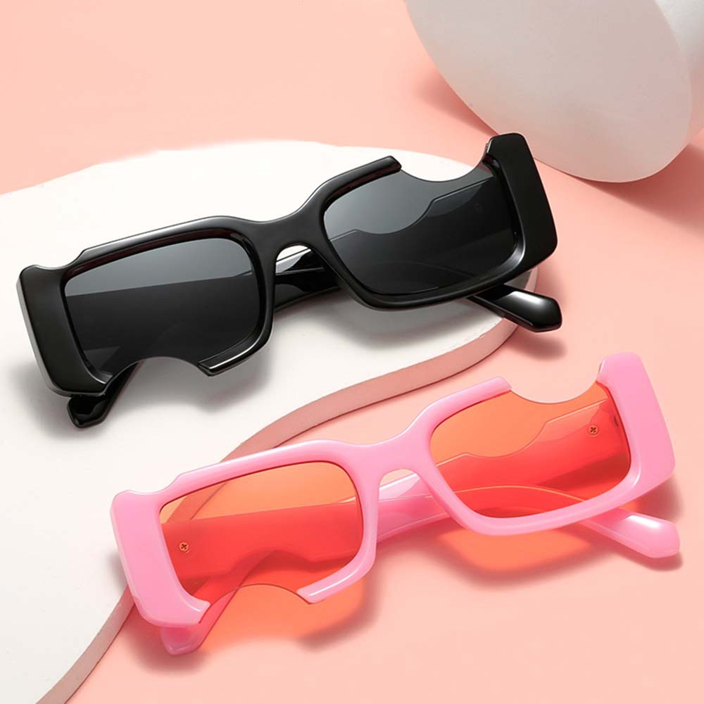 Kính Mát Gọng Chữ Nhật Phong Cách Hip Hop Cho Nữ