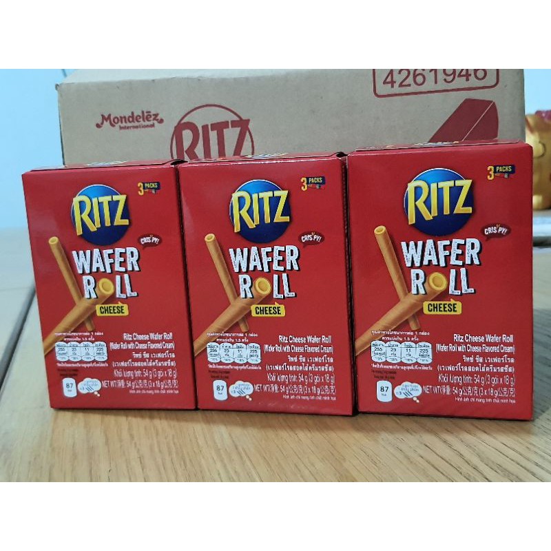 [Mã 11FMCGSALE1 giảm 10% đơn 250K] Bánh Quế Ritz Phô Mai 54gam