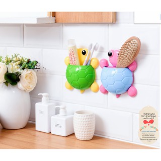 Dụng cụ để bàn chải và kem đánh răng hình chú rùa dễ thương ngộ nghĩnh-được chọn màu ❣❣